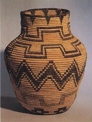 Storage basket in form of a jar of
                              San Carlos Apache primary nation (today
                              Arizona)