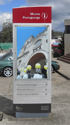 the mark of "Museo Pumapungo", another
                  name for the Central Bank's Museum