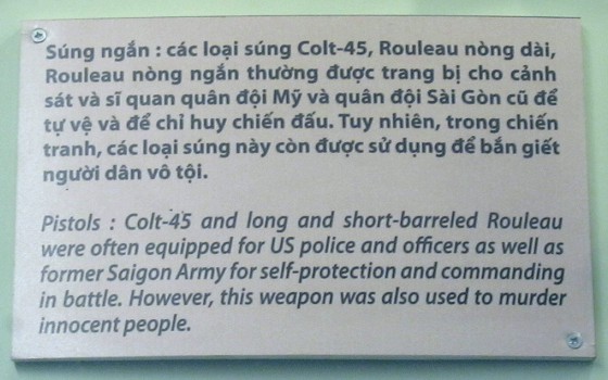 Revolver im Vietnamkrieg, Text