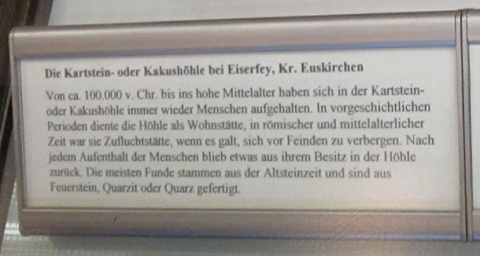 Beschreibung: Die Kartsteinhhle von
                        Mechernich-Eiserfey (Eifel, NRW)