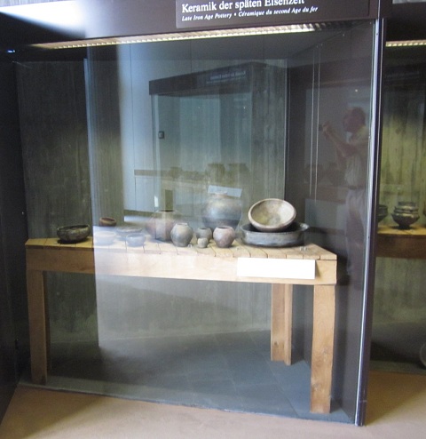 Keramik der spten Eisenzeit, Vitrine